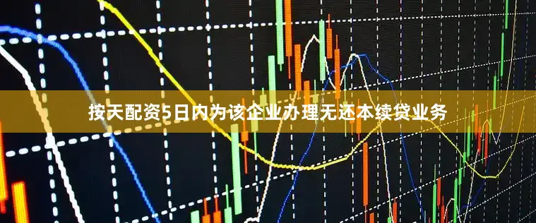 按天配资5日内为该企业办理无还本续贷业务